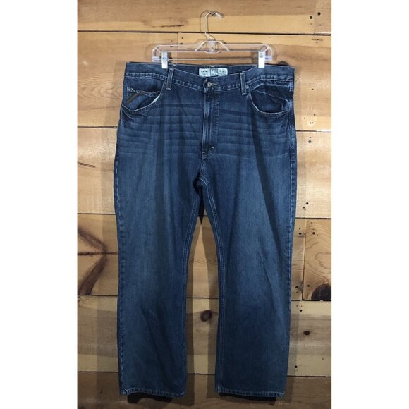 Ariat Legacy M4 Relaxed Bootcut Workwear Jeans Mens Size 40x32 - Picture 1 of 12